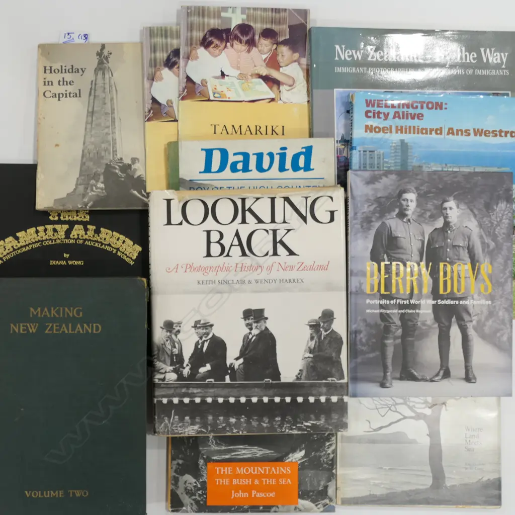 THIRTEEN NZ PHOTOGRAPHY BOOKS: HISTORICAL Image 1++